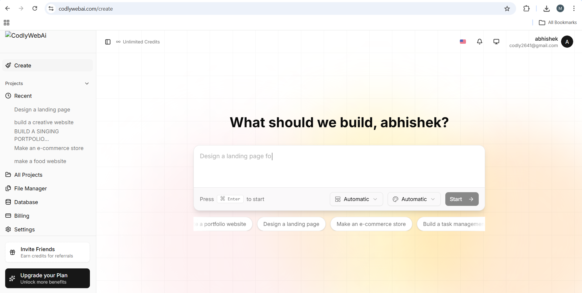 Codly Web AI